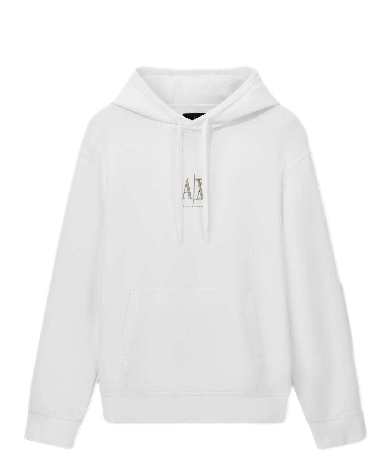 Armani Exchange Felpa da Uomo - Off White - Xm000369af10818