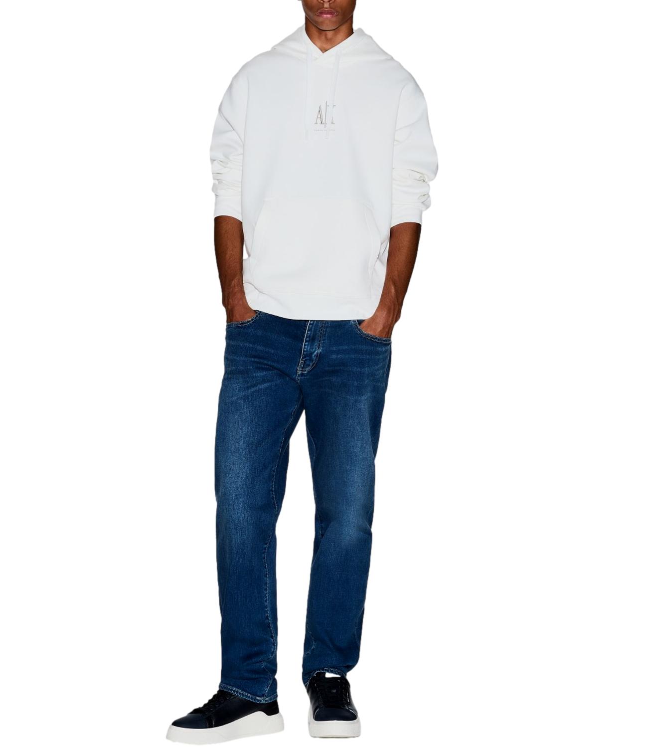Armani Exchange Felpa da Uomo - Off White - Xm000369af10818
