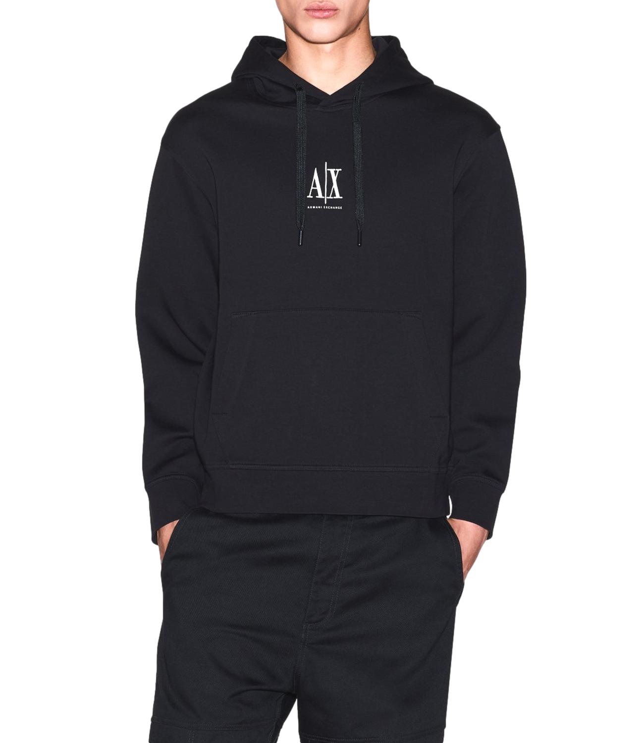 Armani Exchange Felpa da Uomo - Black - Xm000369af10818