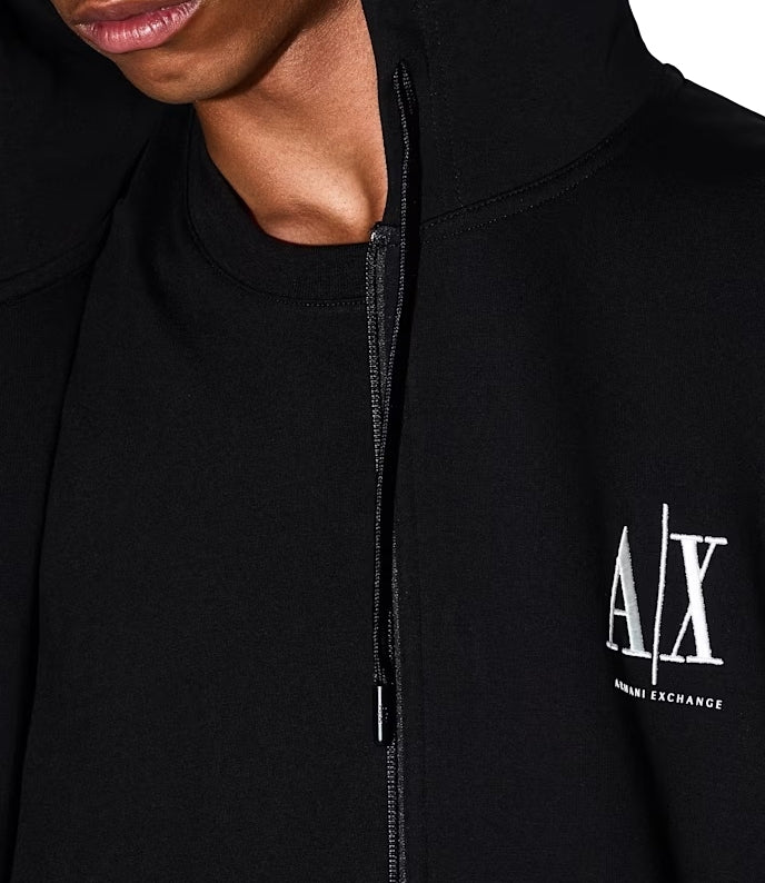 Armani Exchange Felpa da Uomo - Black - Xm000371af10818
