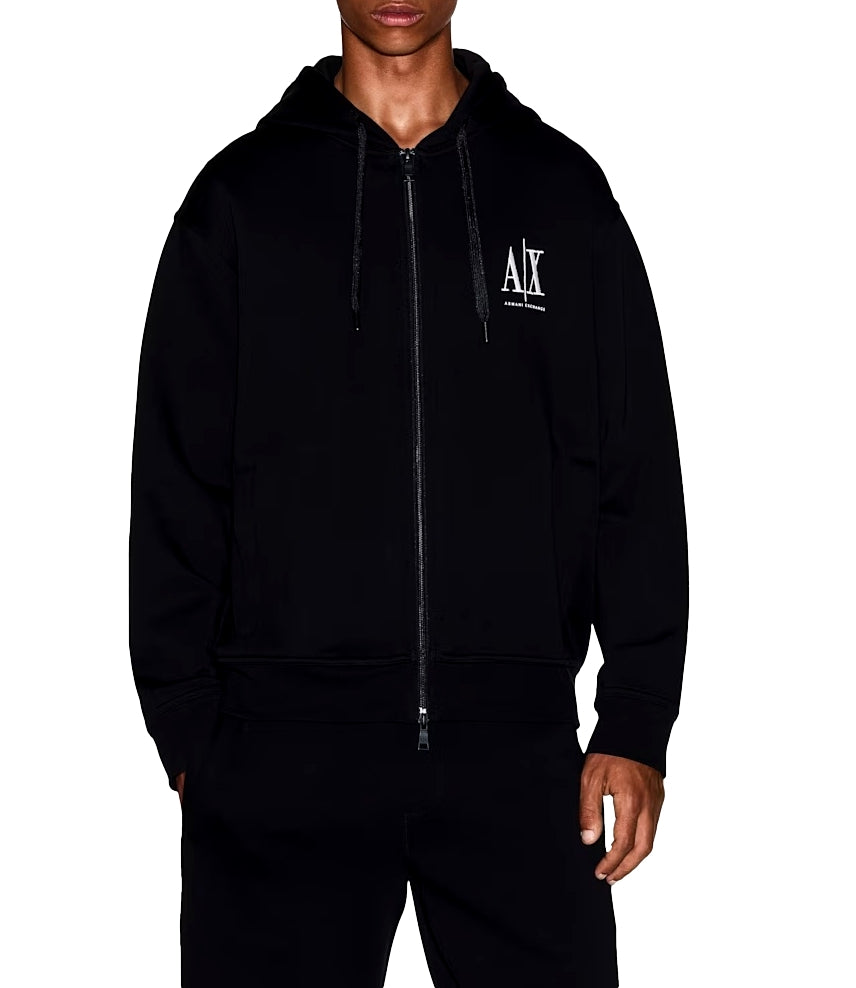 Armani Exchange Felpa da Uomo - Black - Xm000371af10818