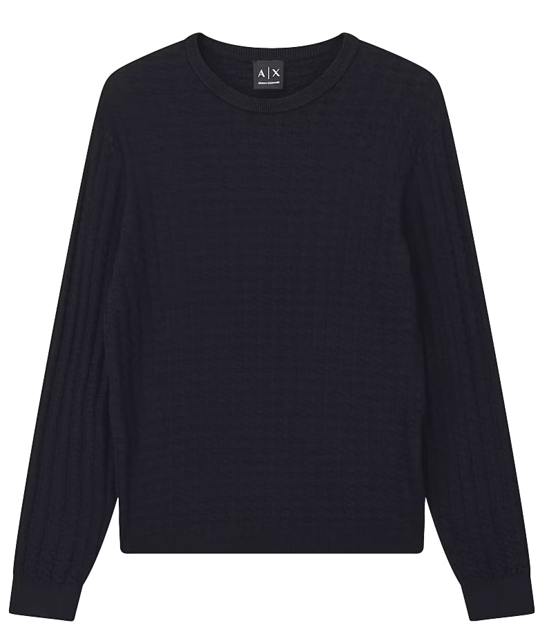 Armani Exchange Pullover da Uomo - Deep Navy Arrow - Xm002988af10454