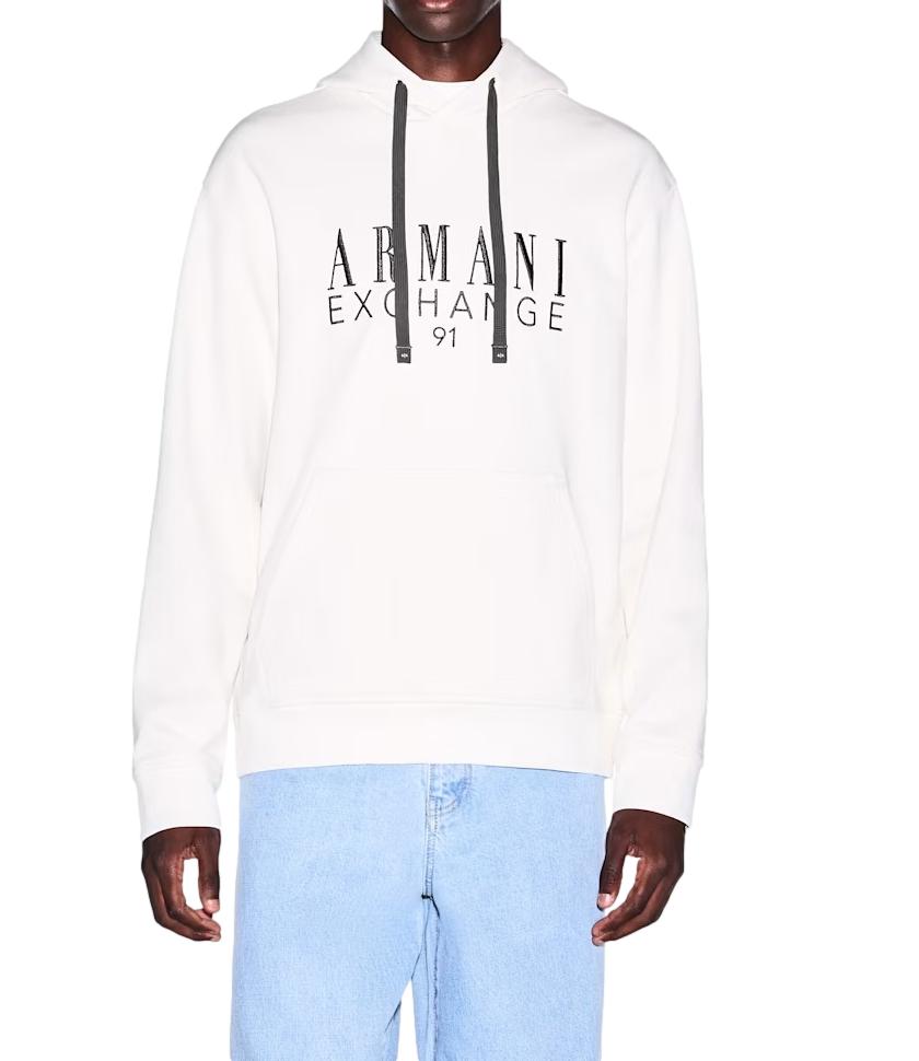 Armani Exchange Felpa da Uomo - Vintage Off White - Xm003429af10830