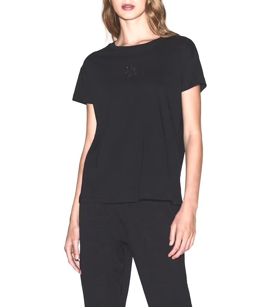 Armani Exchange T-Shirt da Donna - Black - Xw000830af10356