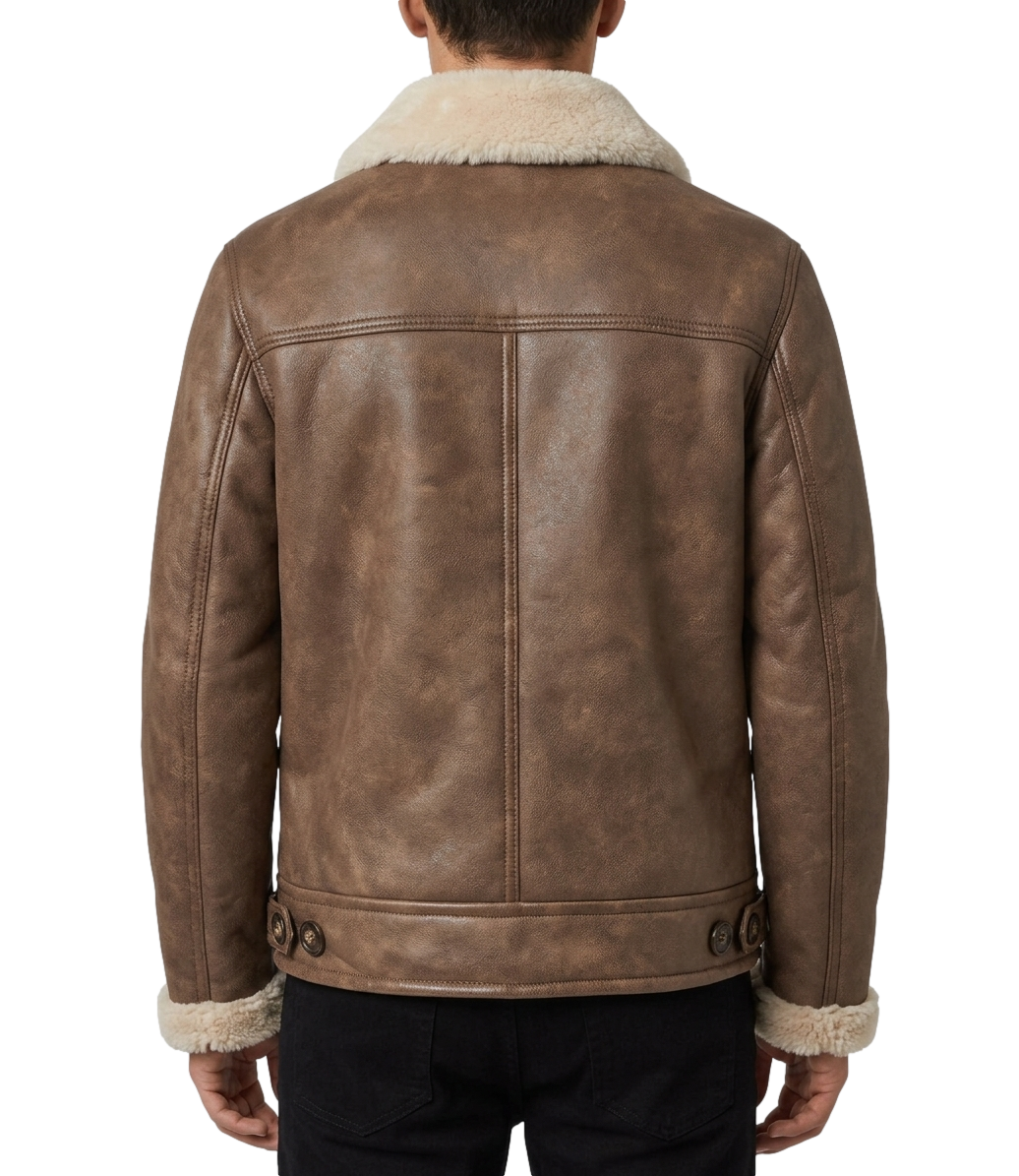 At.p.co Giacca pelle da Uomo - Marrone - A333amirmt10