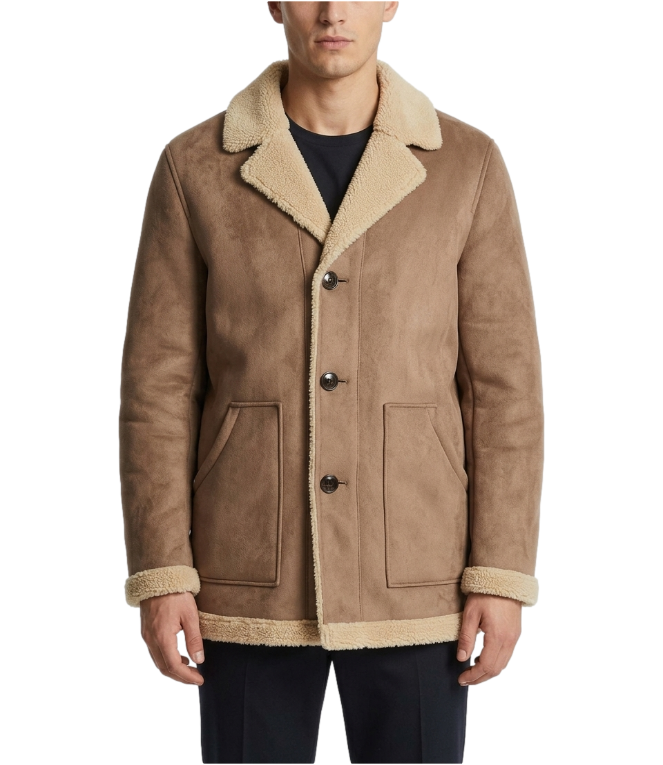 At.p.co Giacca pelle da Uomo - Marrone - A333manolomt11