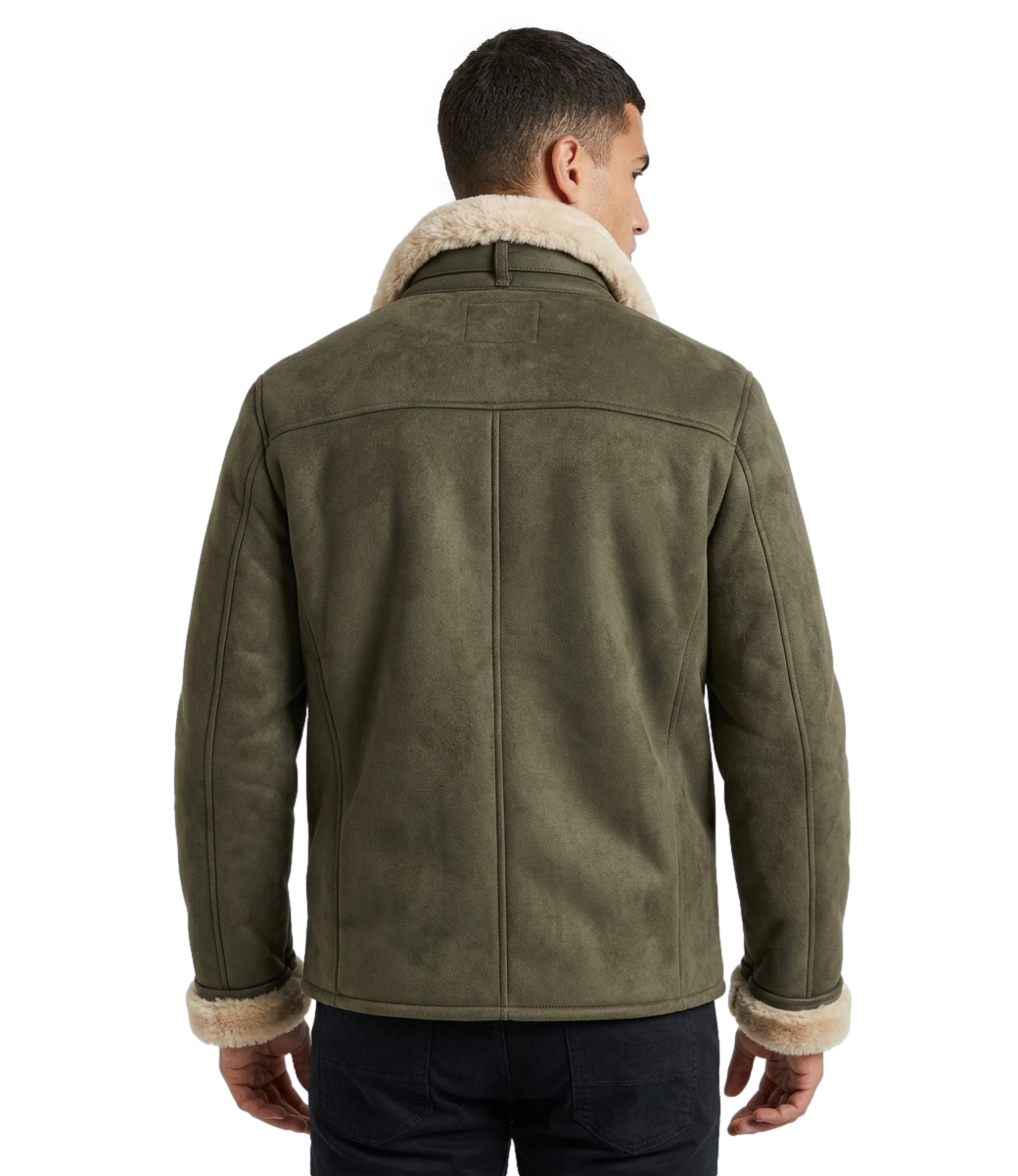 At.p.co Giacca pelle da Uomo - Verde Scuro - A333svenmt7