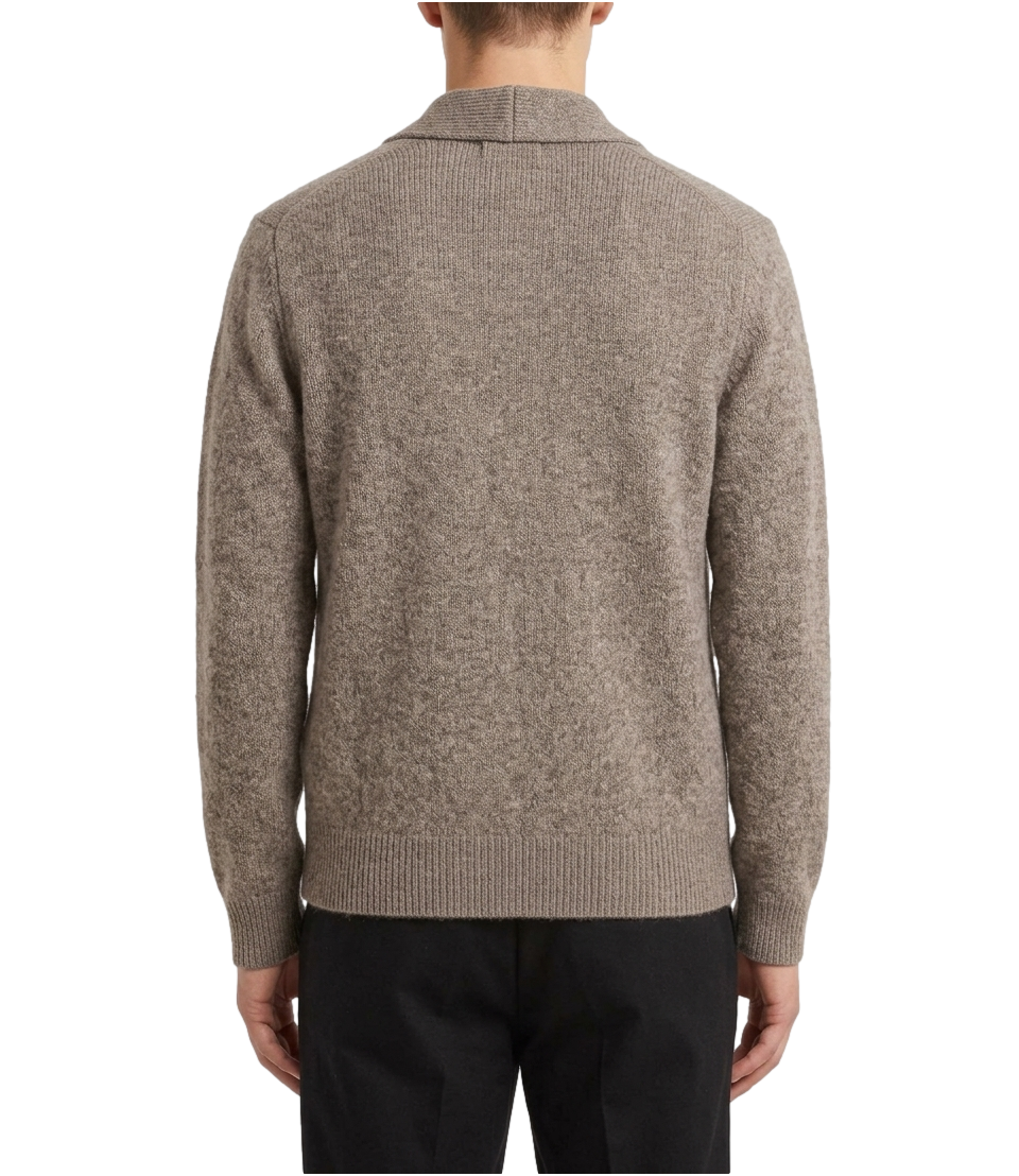 At.p.co Cardigan da Uomo - Grigio Melange - A334raw3hero