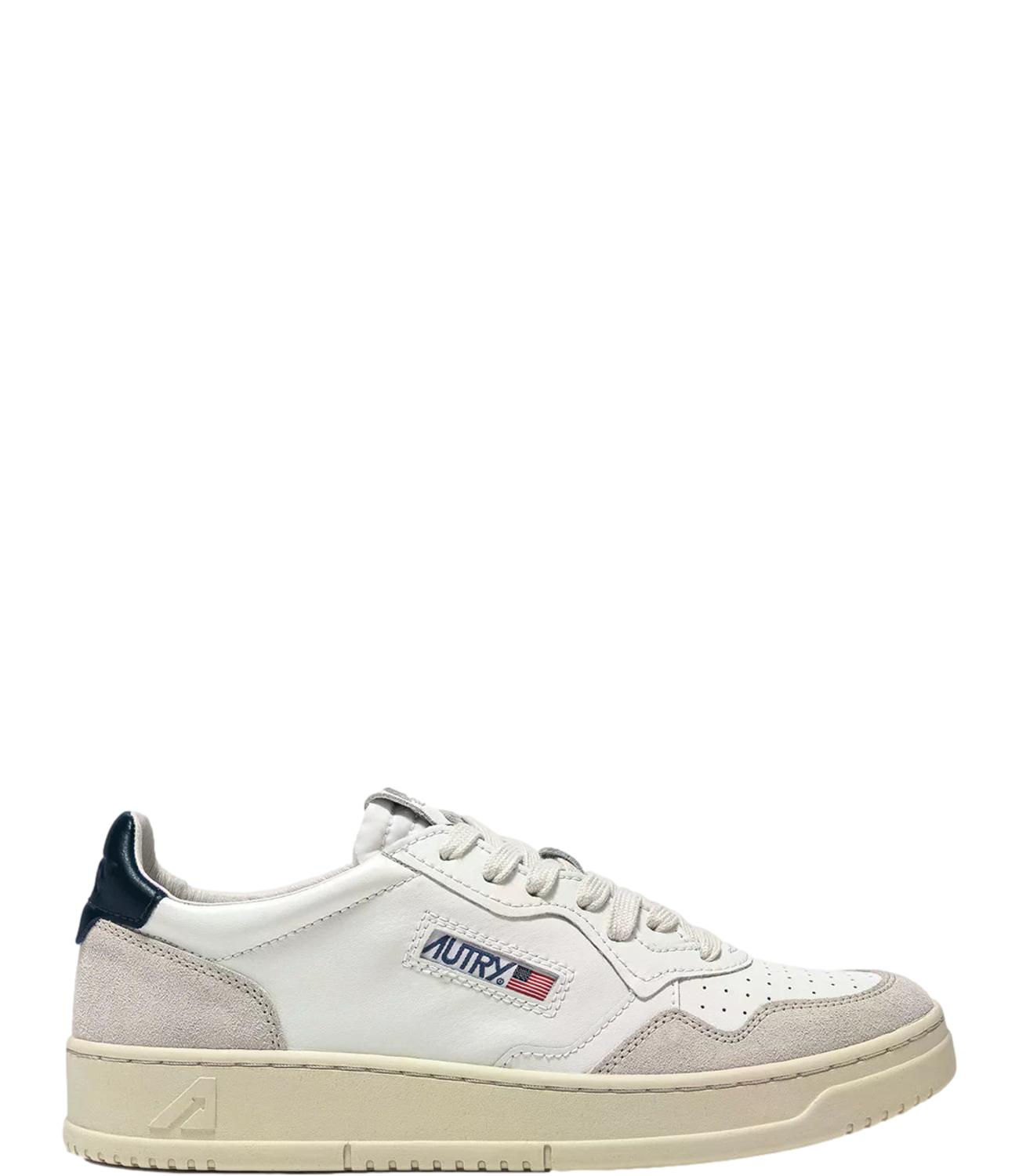 Autry Sneakers da Uomo - Leat/suede Wht/blue - Aulm Ls28