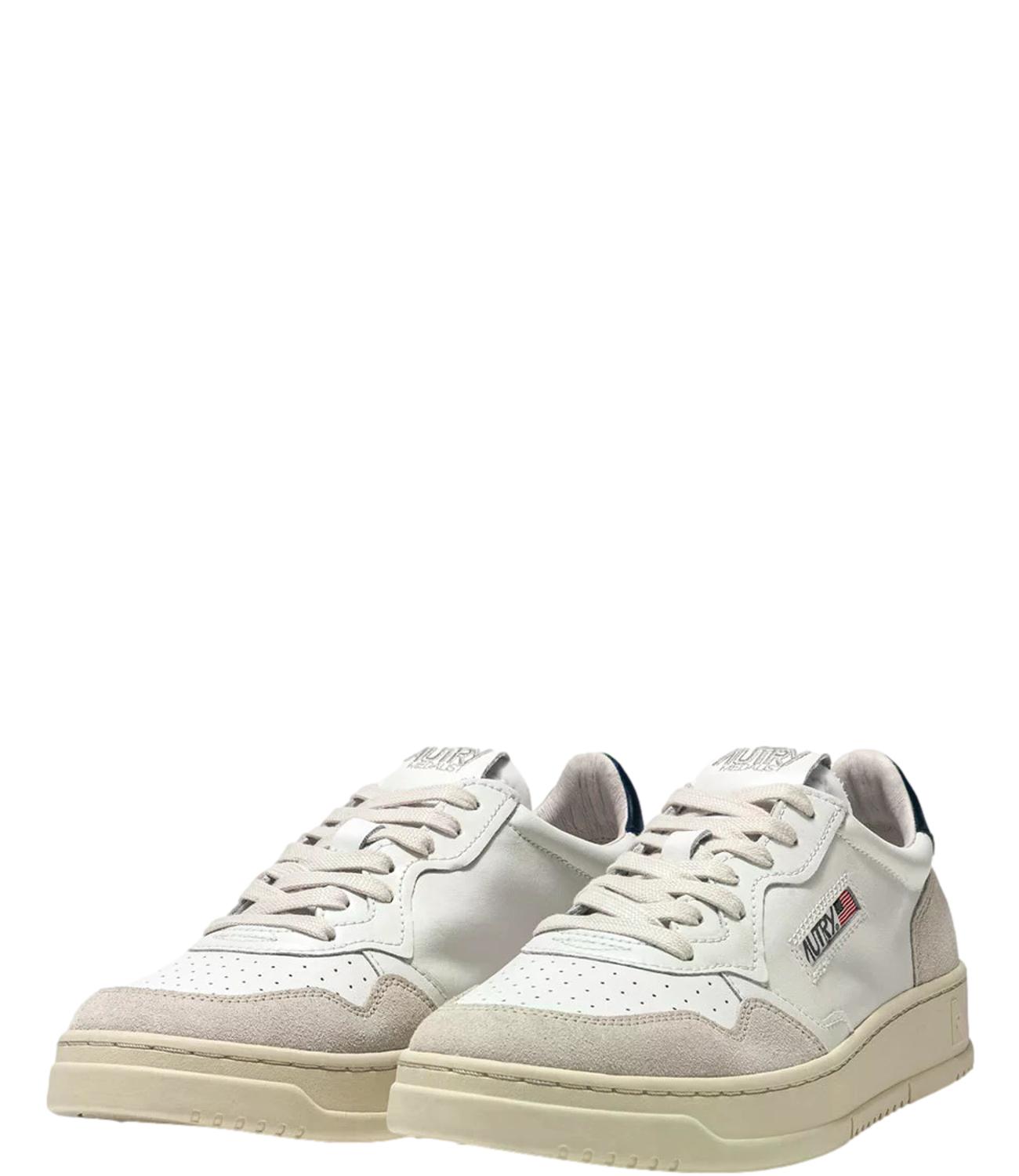 Autry Sneakers da Uomo - Leat/suede Wht/blue - Aulm Ls28