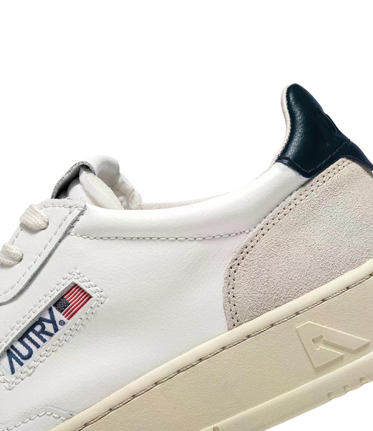 Autry Sneakers da Uomo - Leat/suede Wht/blue - Aulm Ls28