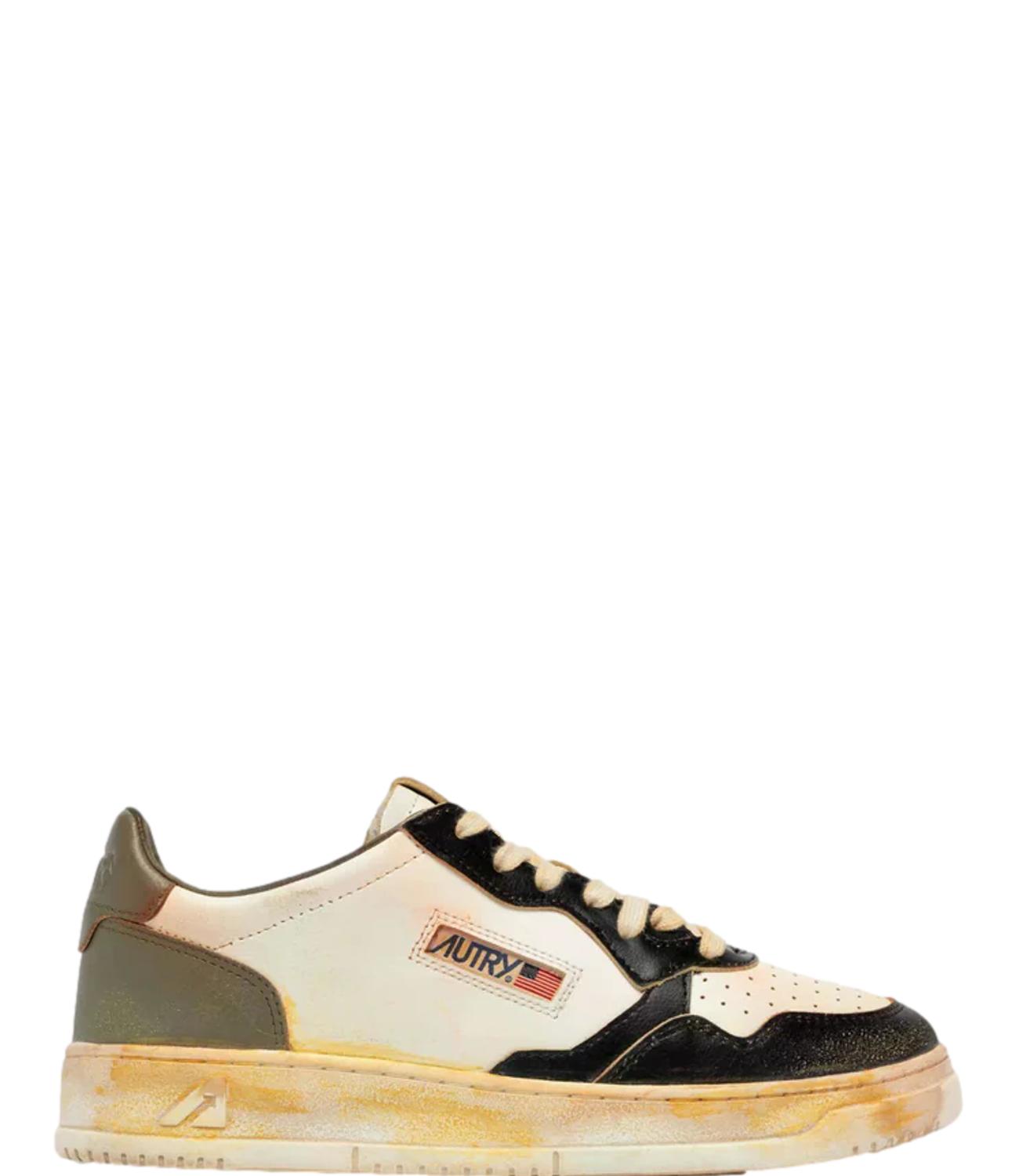 Autry Sneakers da Uomo - Leat/leatwht/blk/covgrn - Avlm Sv06