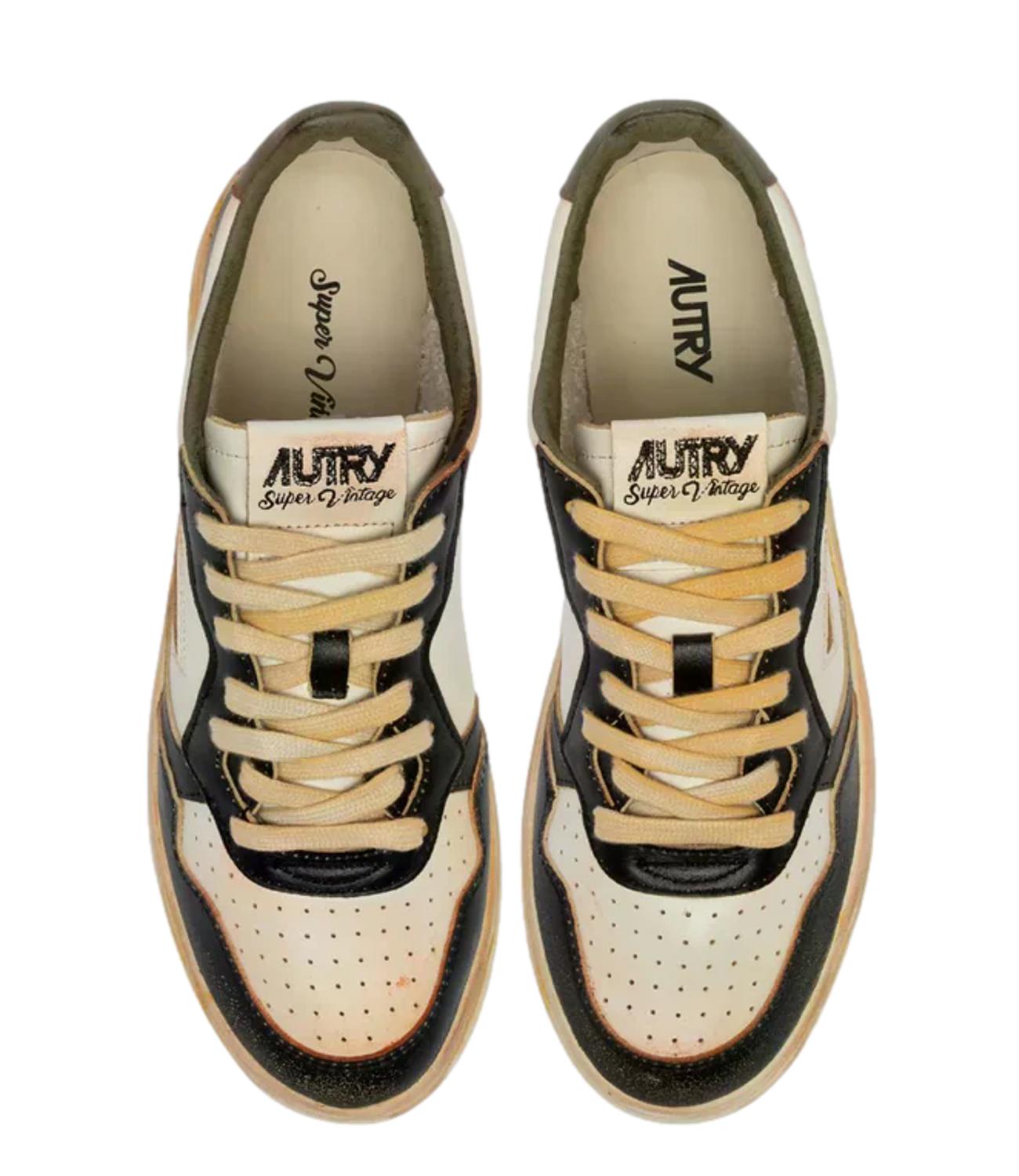 Autry Sneakers da Uomo - Leat/leatwht/blk/covgrn - Avlm Sv06