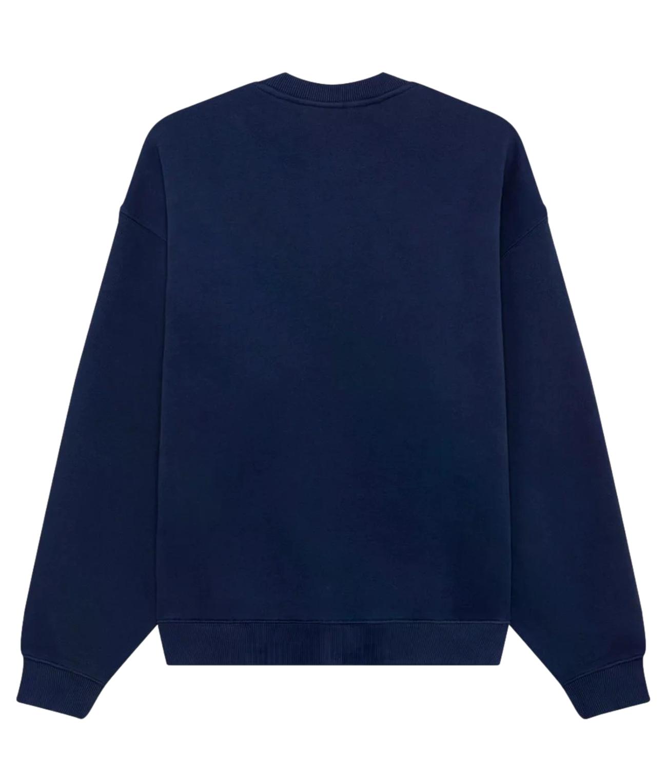 Felpa Autry girocollo uomo blu
