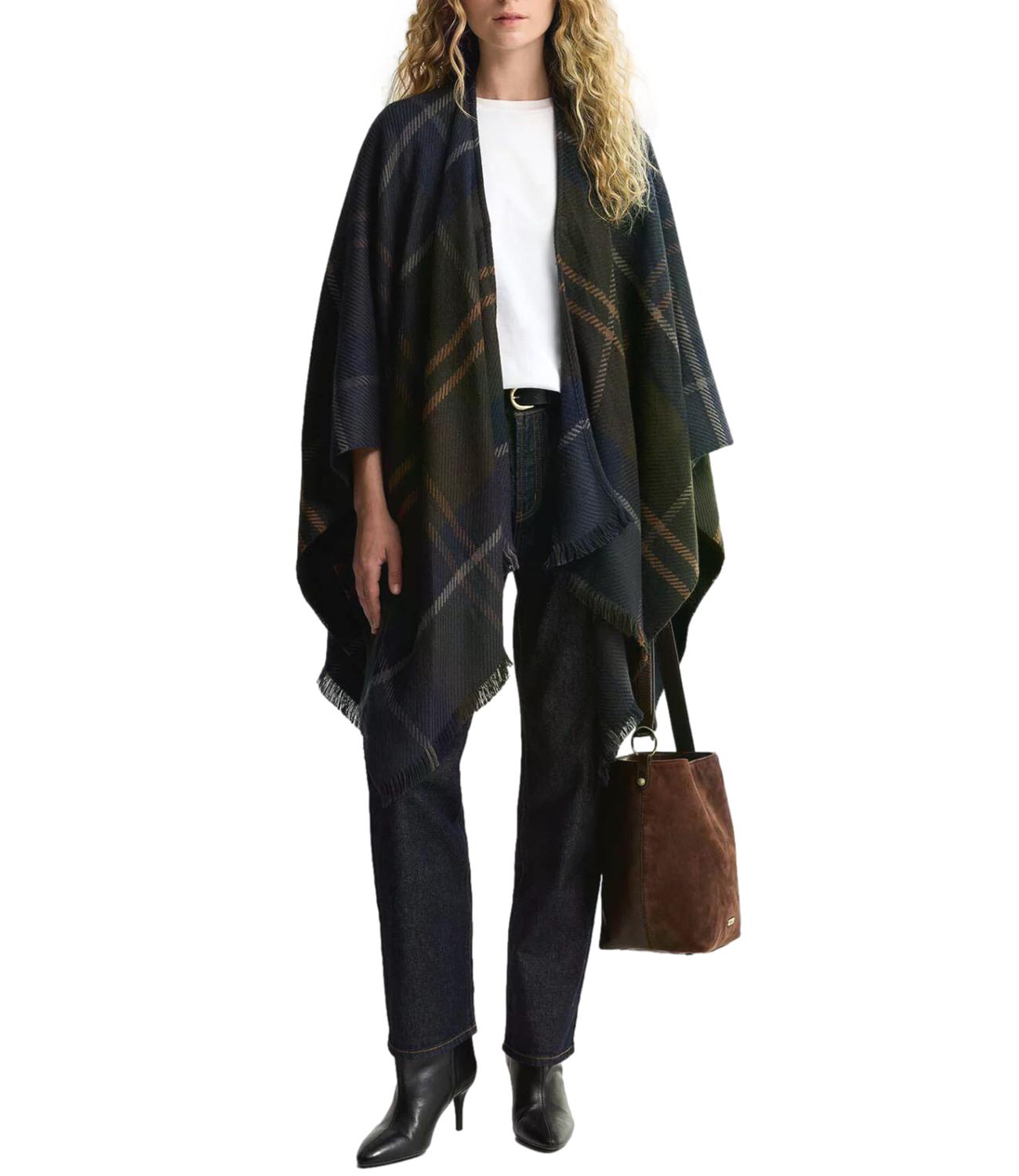 Barbour Poncho da Donna - Shadow Classic Tartan - 262mlsc0502