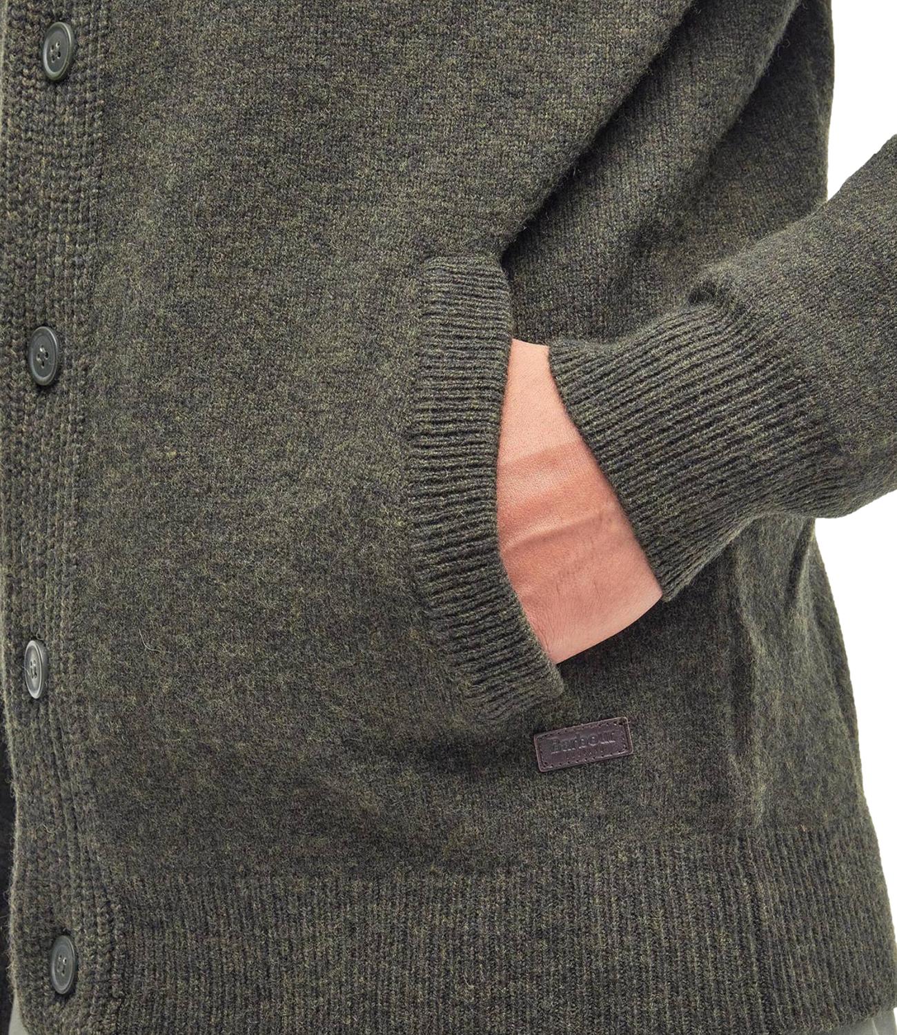 Barbour Cardigan da Uomo - Seaweed - 262mmkn0731