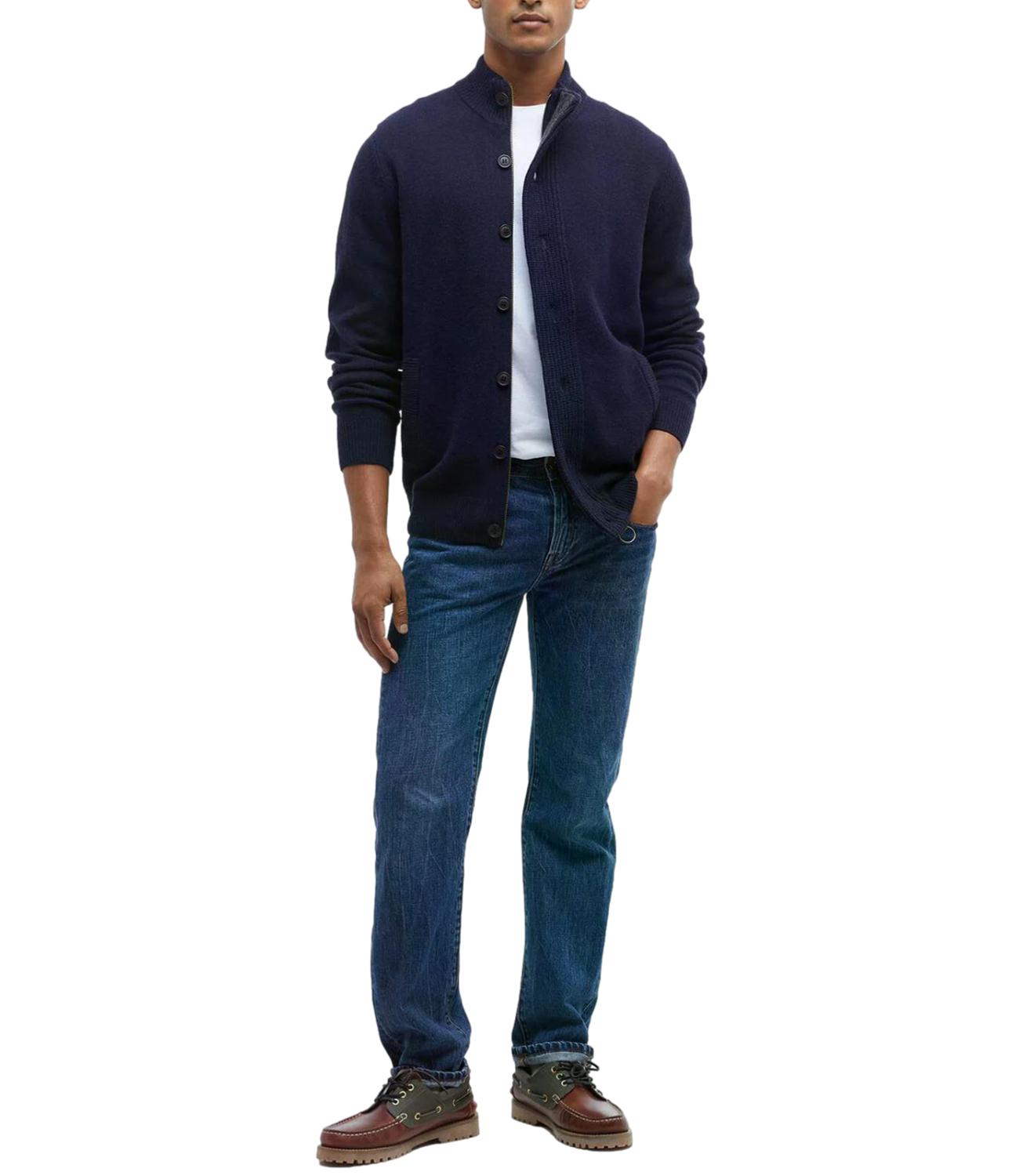 Barbour Cardigan da Uomo - Navy - 262mmkn0731