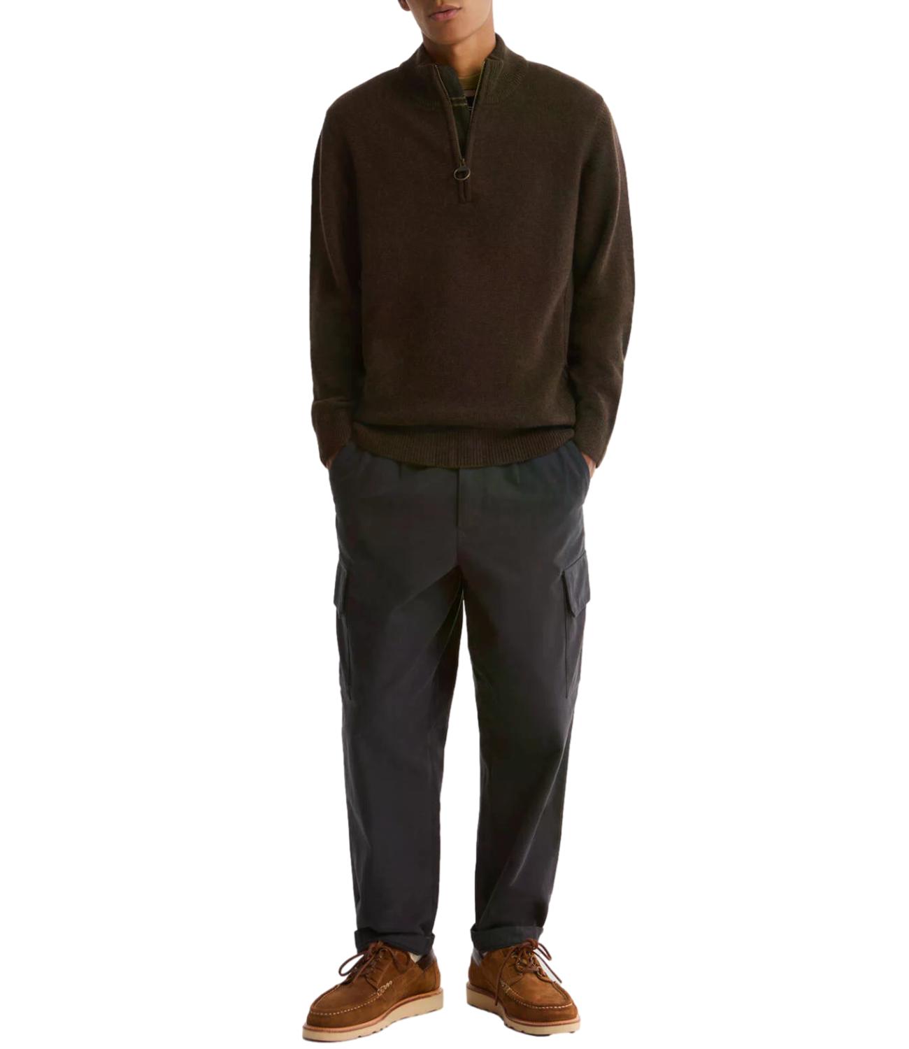 Barbour Cardigan da Uomo - Dark Oak - 262mmkn0837