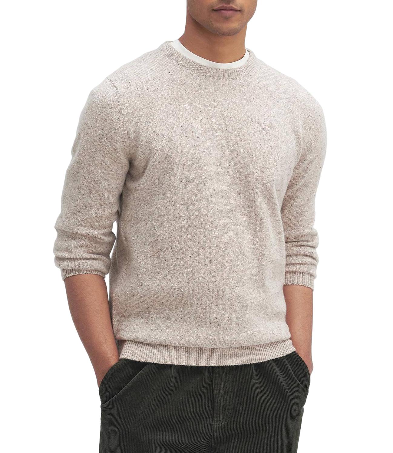 Barbour Maglia da Uomo - Stone - 262mmkn0844