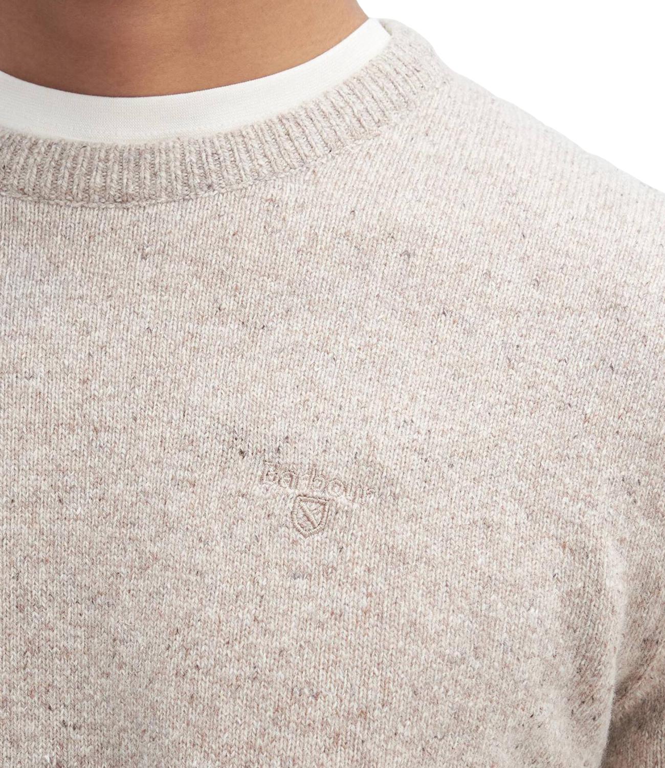 Barbour Maglia da Uomo - Stone - 262mmkn0844