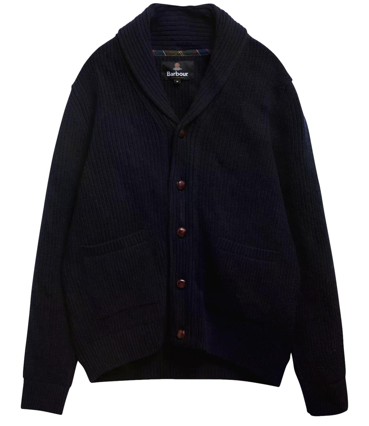 Barbour Cardigan da Uomo - Navy - 262mmkn1761