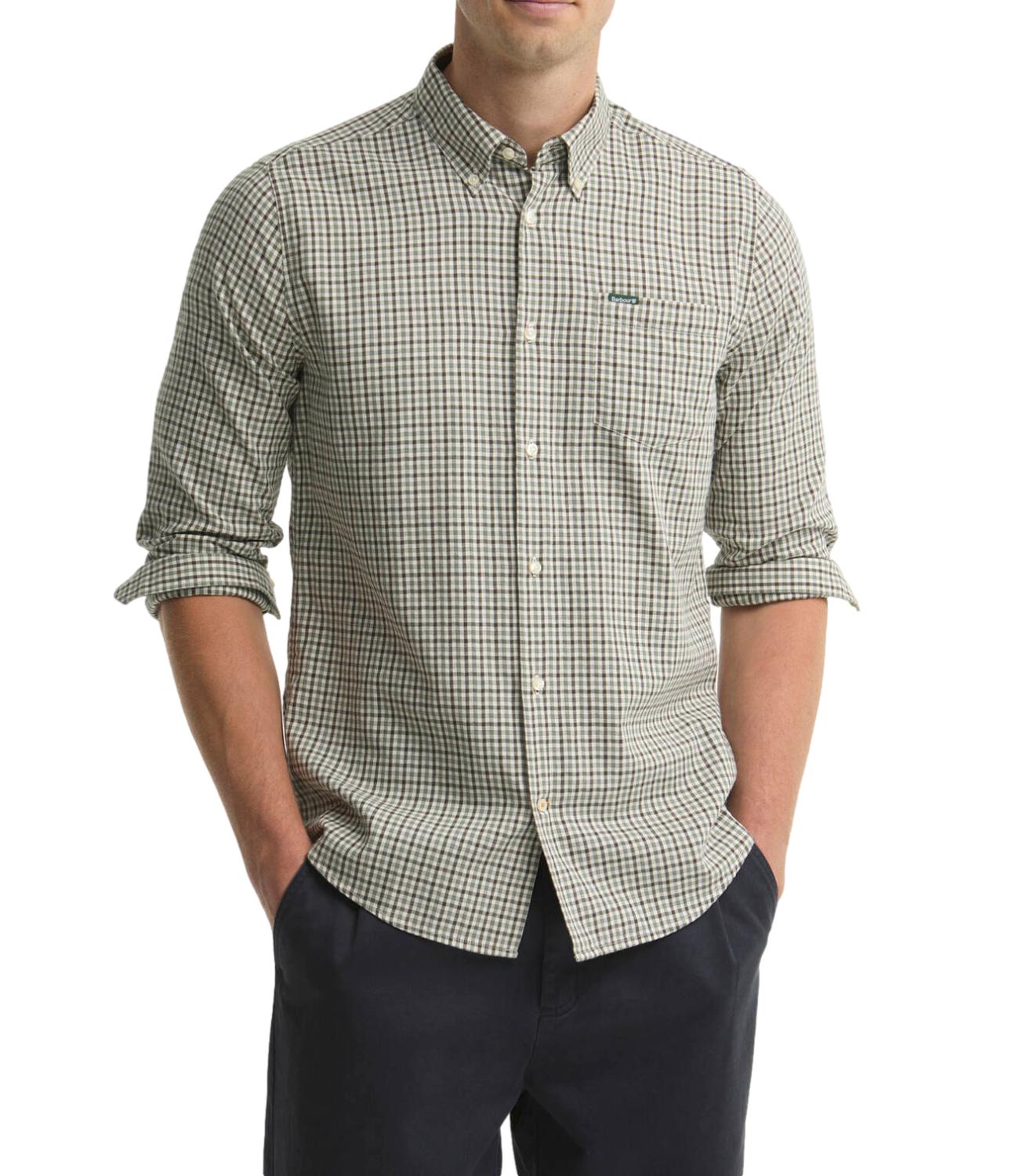Barbour Camicia da Uomo - Olive - 262mmsh5027