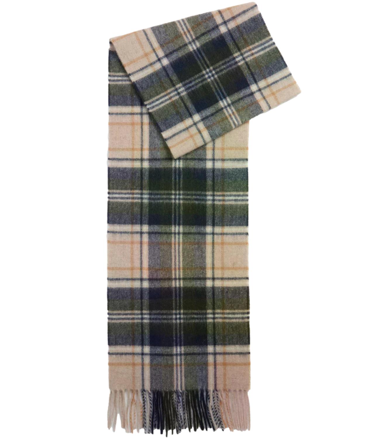 Barbour Sciarpa da Uomo - Sand Beige Plaid - 262musc0137