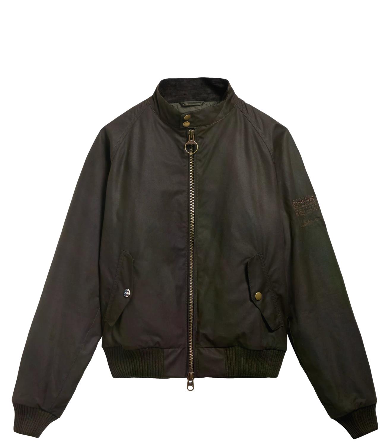 Barbour International Giacca da Uomo - Olive - 262mmwx0465