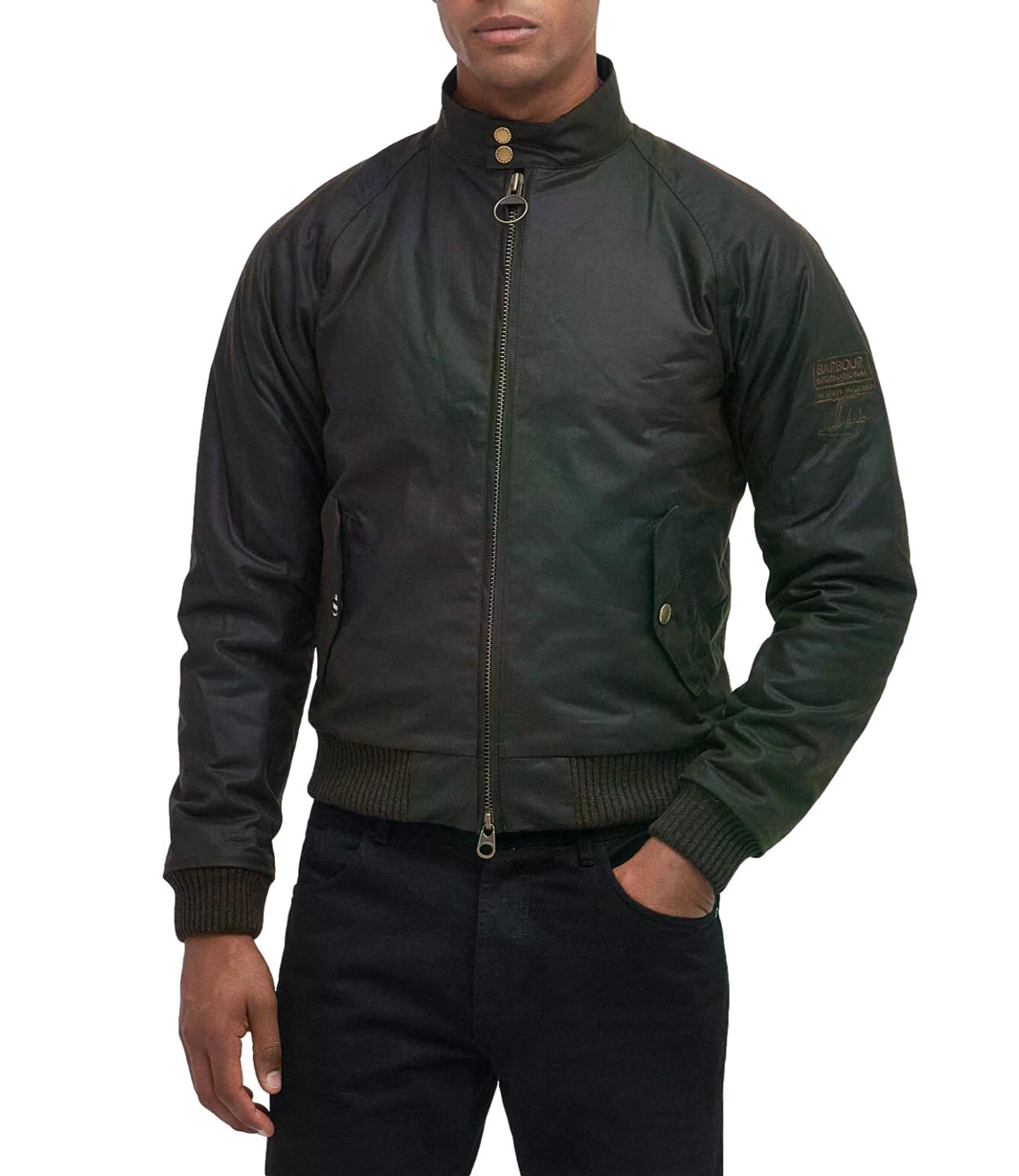Barbour International Giacca da Uomo - Olive - 262mmwx0465