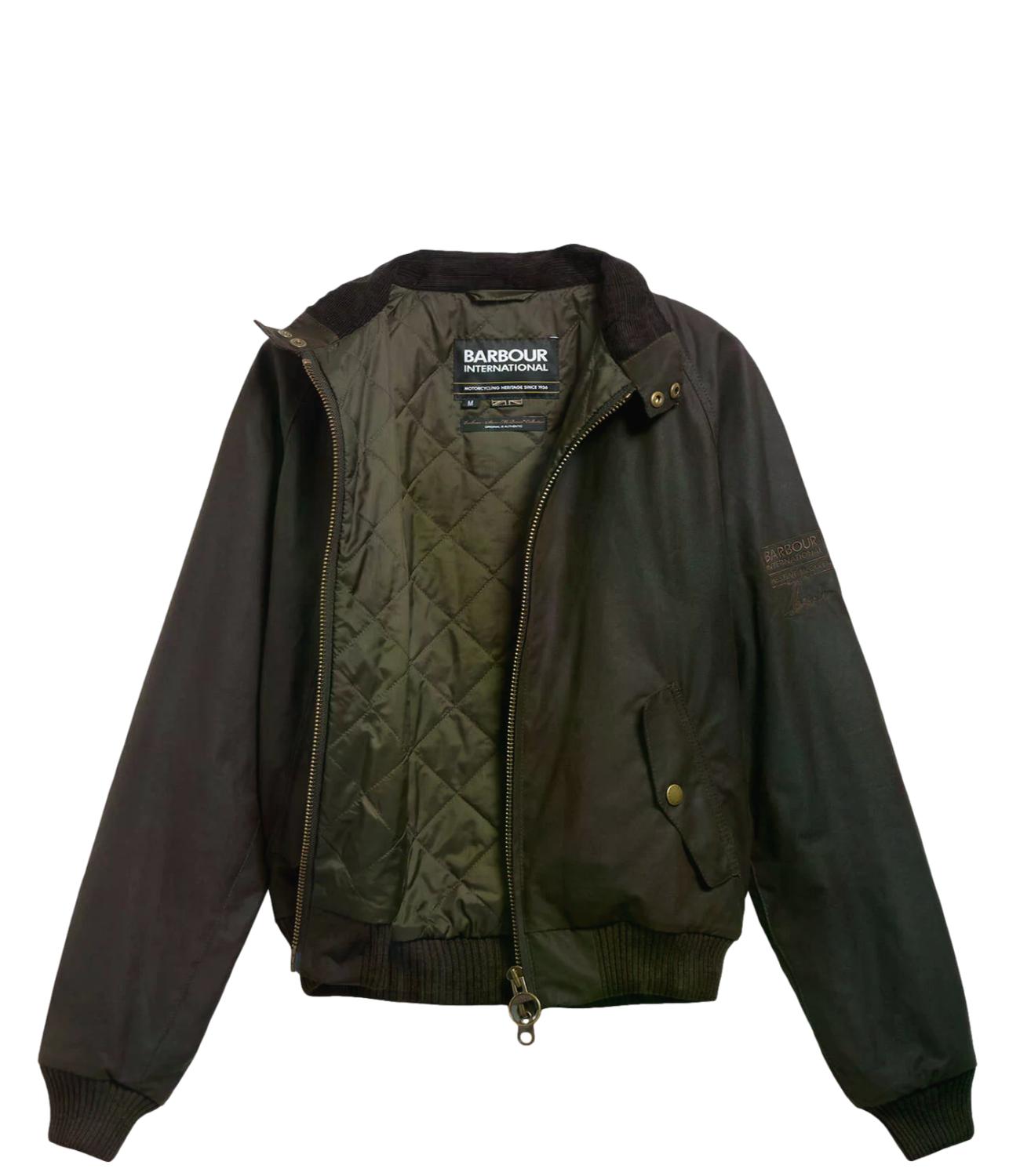 Barbour International Giacca da Uomo - Olive - 262mmwx0465