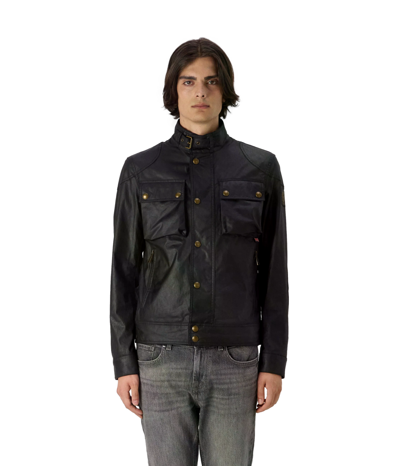 Belstaff racemaster jacket nero