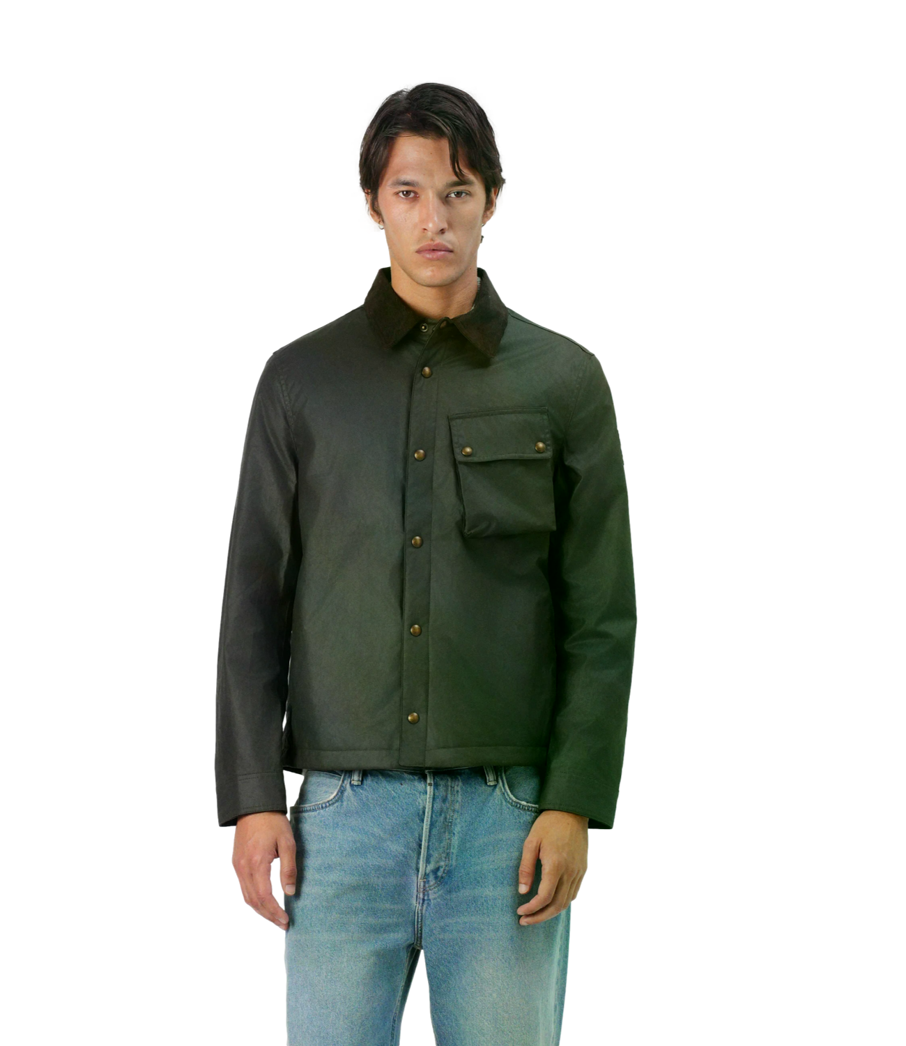 Belstaff ground jacket verde faded olive