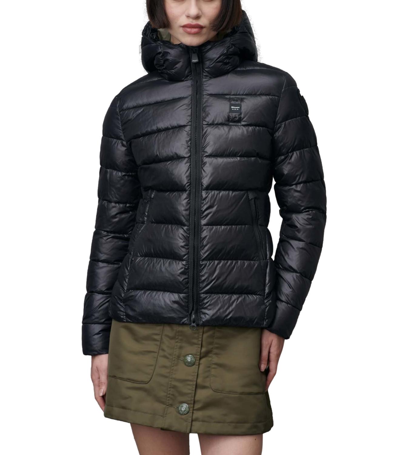 Blauer Giubbino da Donna - Nero Interno Beige 301 - 26wbldc02070006648