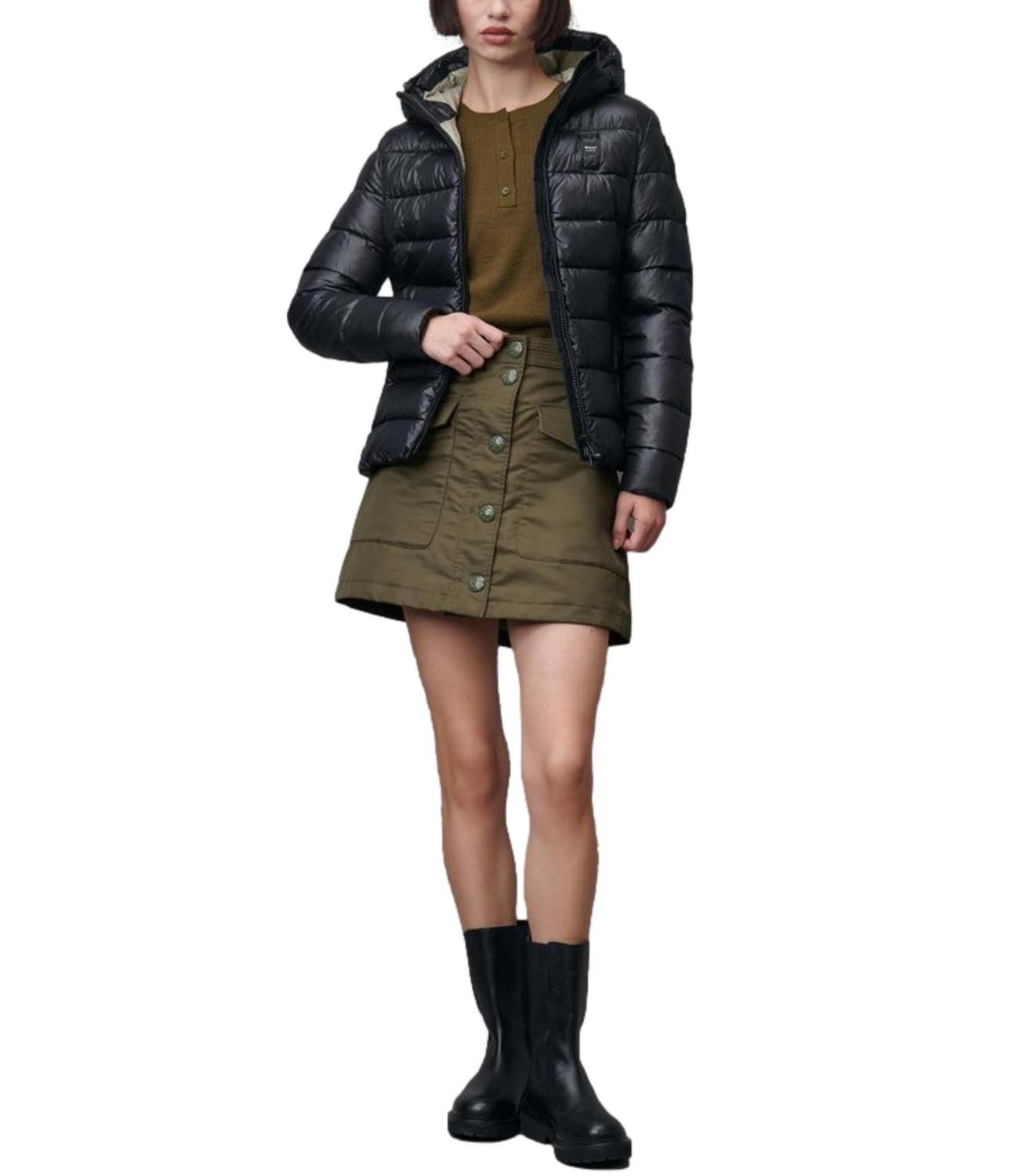 Blauer Giubbino da Donna - Nero Interno Beige 301 - 26wbldc02070006648
