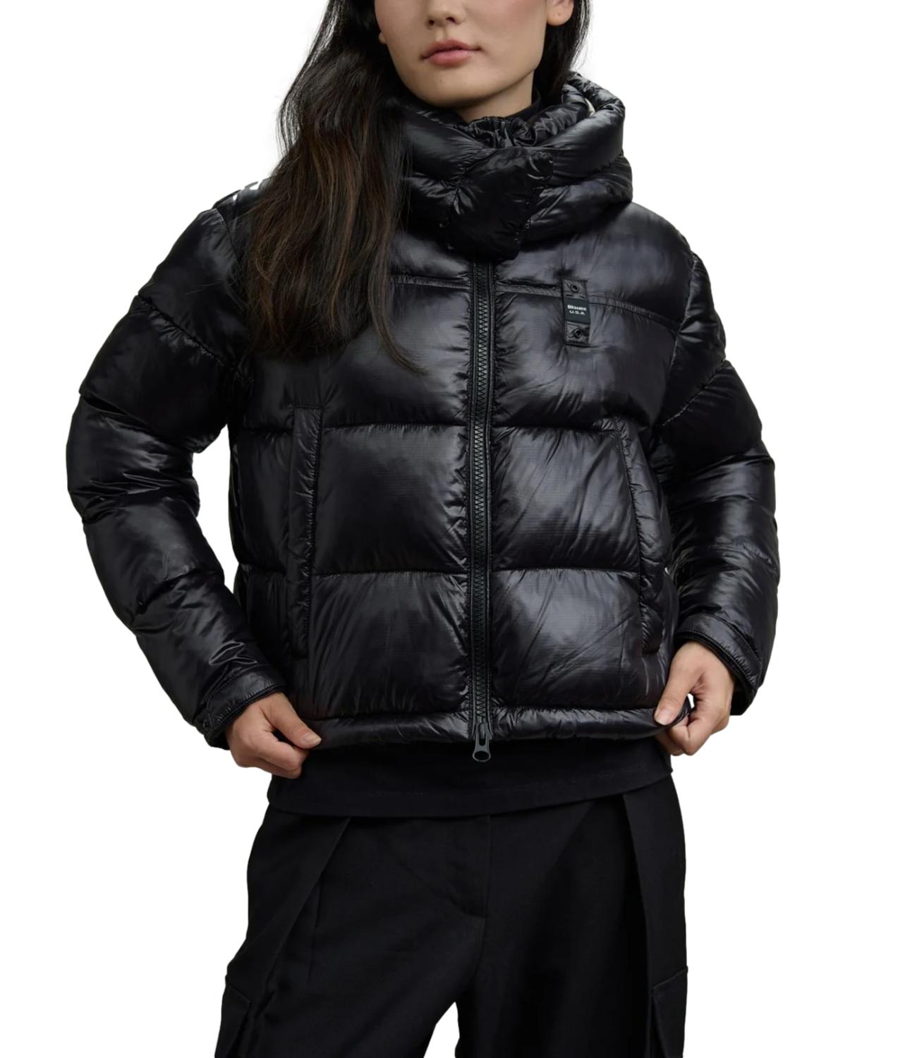 Blauer Giubbino da Donna - Nero Interno Beige 301 - 26wbldc02071006648