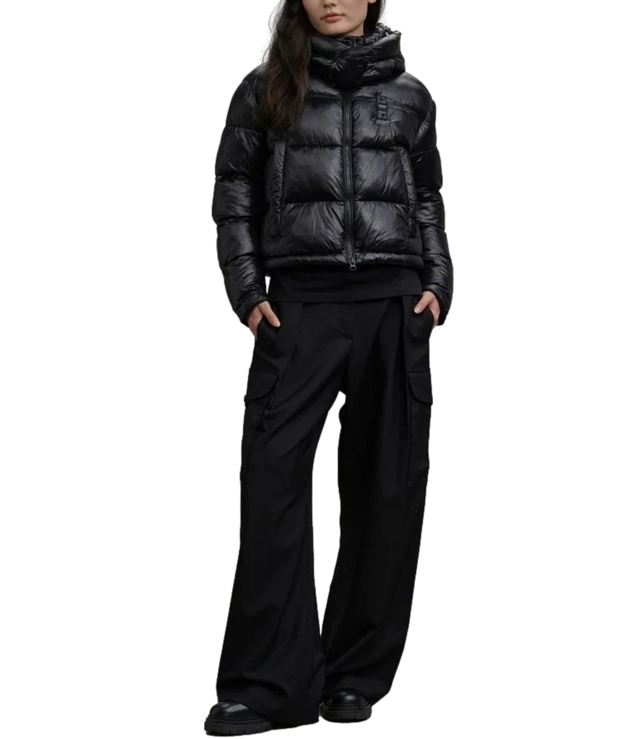 Blauer Giubbino da Donna - Nero Interno Beige 301 - 26wbldc02071006648