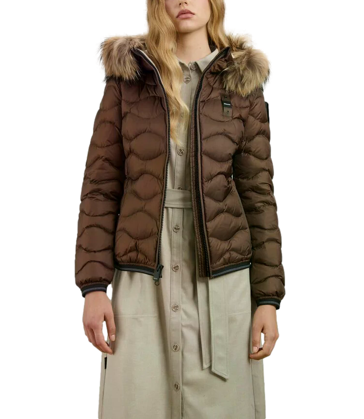 Blauer Giubbino da Donna - Brown 30b Int. Beige 301 - 26wbldc03034006047