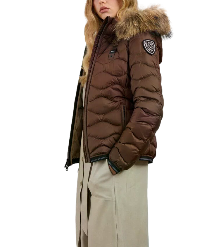 Blauer Giubbino da Donna - Brown 30b Int. Beige 301 - 26wbldc03034006047