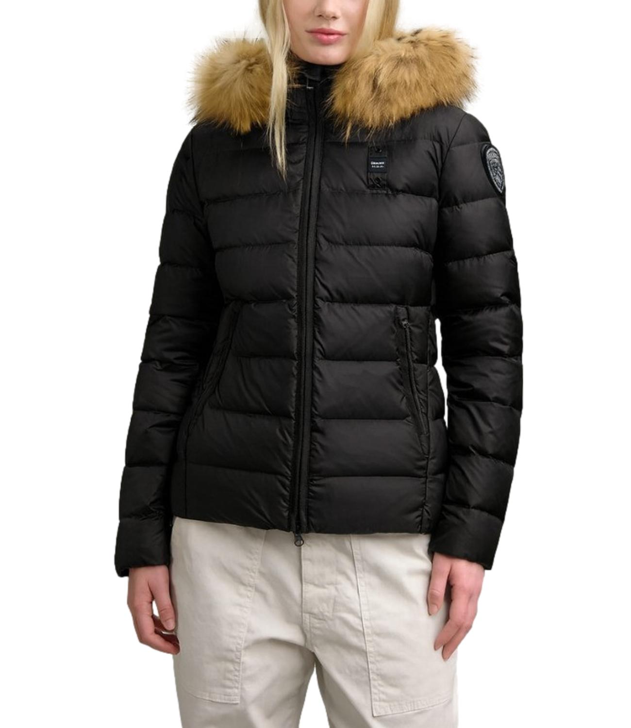 Blauer Giubbino da Donna - Nero Interno Beige 301 - 26wbldc03038006047