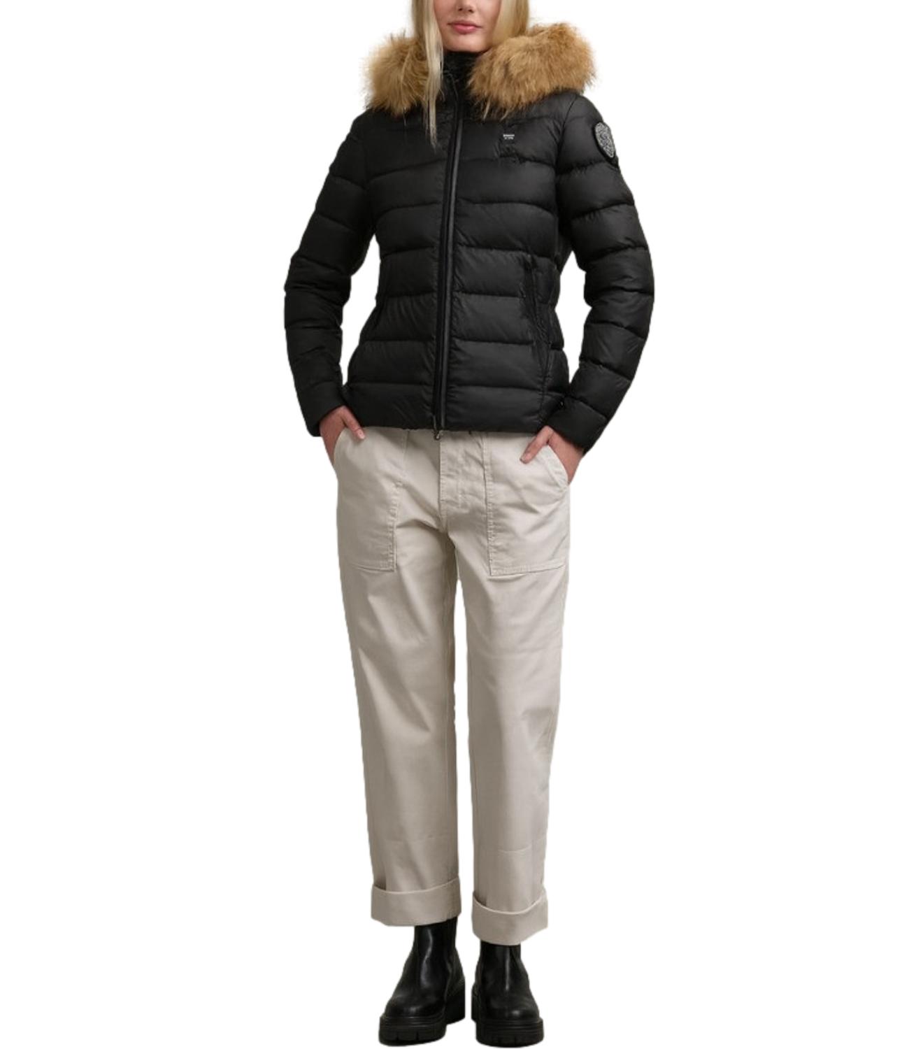 Blauer Giubbino da Donna - Nero Interno Beige 301 - 26wbldc03038006047