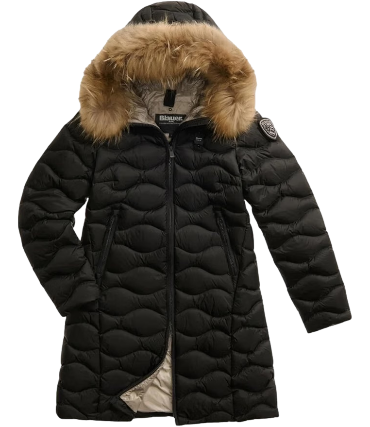 Blauer Impermeabile/Trench da Donna - Nero Interno Beige 301 - 26wbldk03036006047