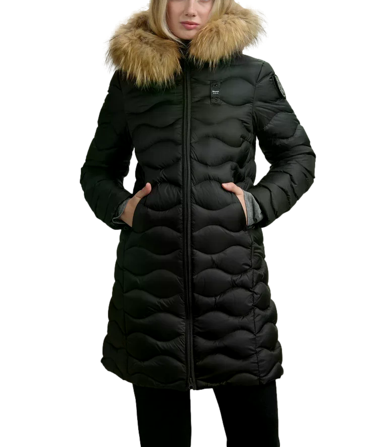 Blauer Impermeabile/Trench da Donna - Nero Interno Beige 301 - 26wbldk03036006047