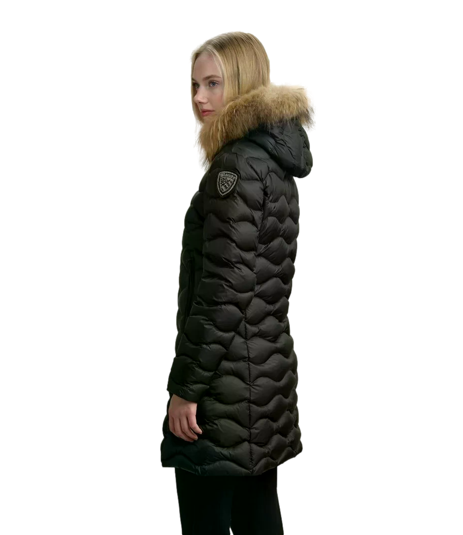 Blauer Impermeabile/Trench da Donna - Nero Interno Beige 301 - 26wbldk03036006047