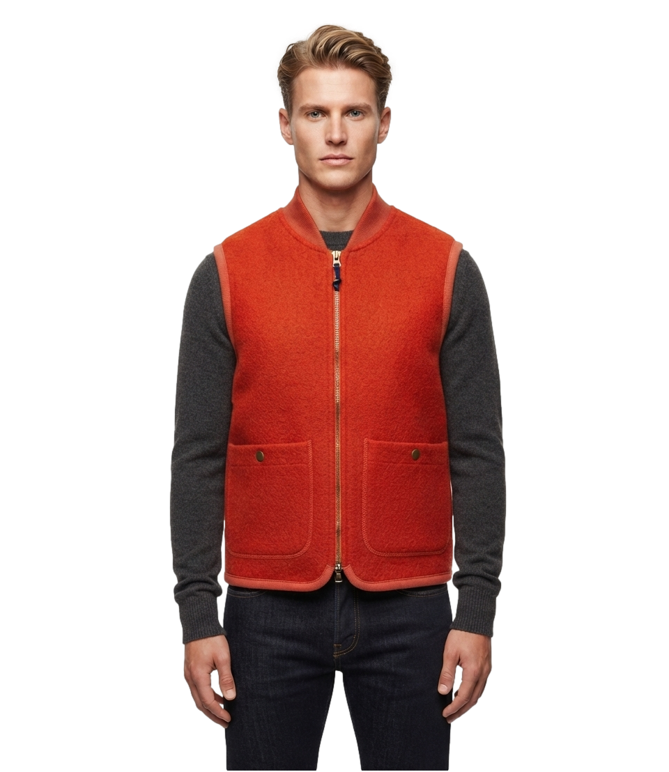 Bl'ker Boiled Wool vest Wolf orange
