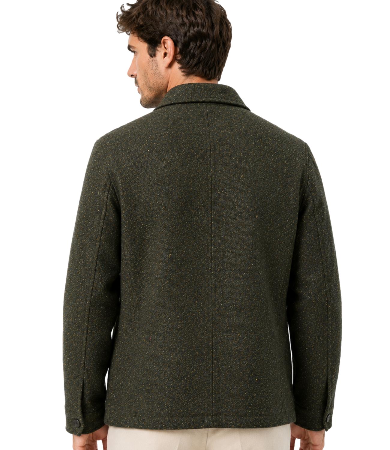 Bl'ker Giacca reversibile da Uomo - Green - BlkM-W5048