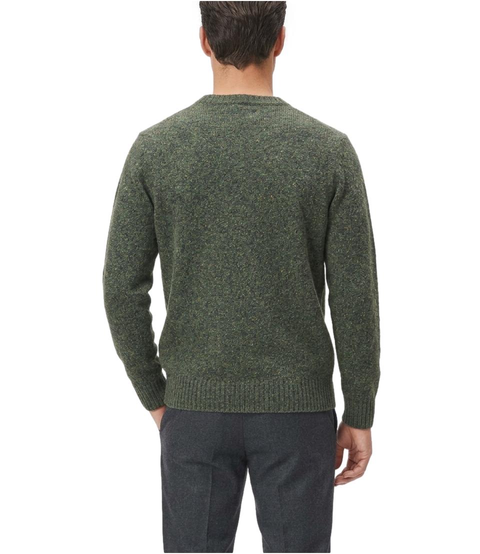 Bl'ker Pullover da Uomo - Verde - Blkm W9001