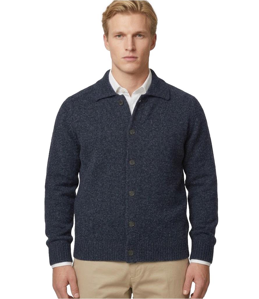 Bl'ker Polo da Uomo - Blu - Blkmai26