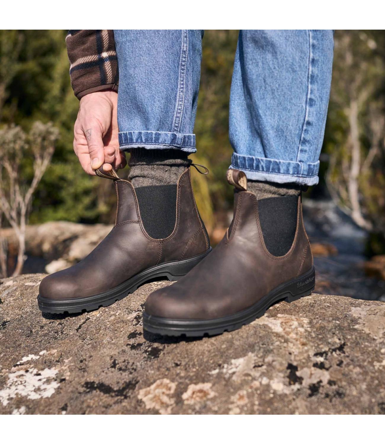 Blundstone Stivali da Unisex - Brown & Black - 262m2340