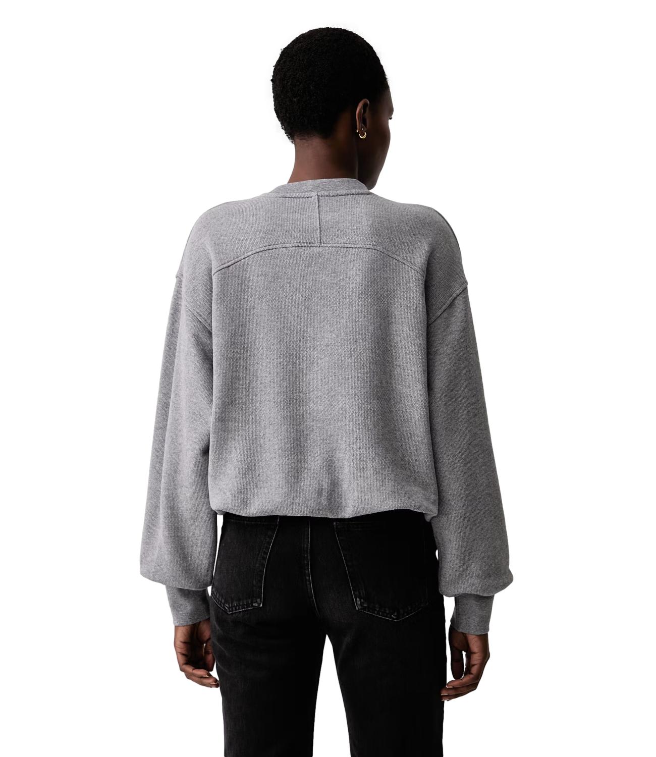 Calvin Klein Felpa da Donna - Medium Grey Heather - Lv047h250g