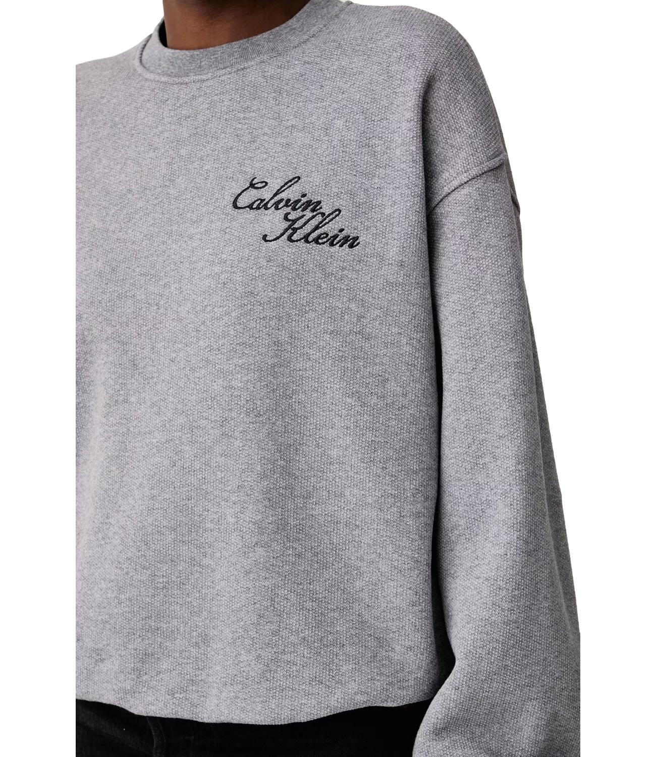 Calvin Klein Felpa da Donna - Medium Grey Heather - Lv047h250g